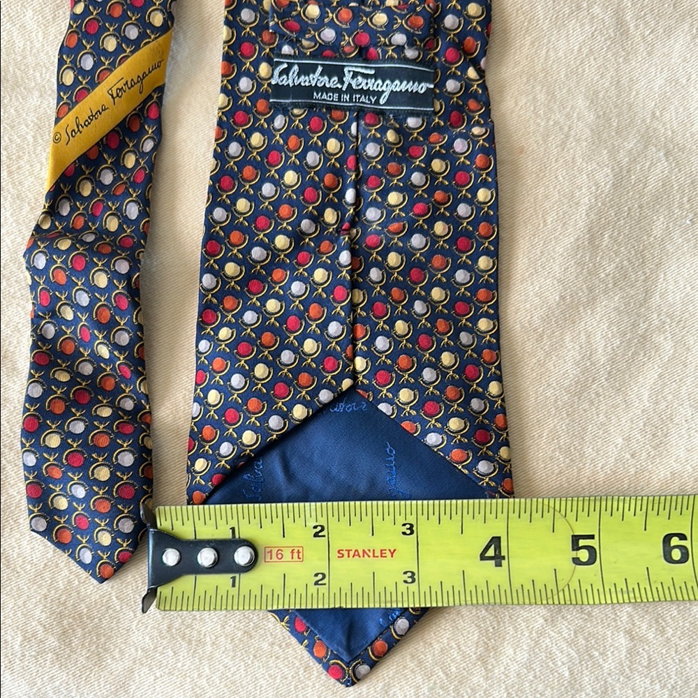 Salvatore Ferragamo Multicolor Patterned Tie - Picture 4 of 4